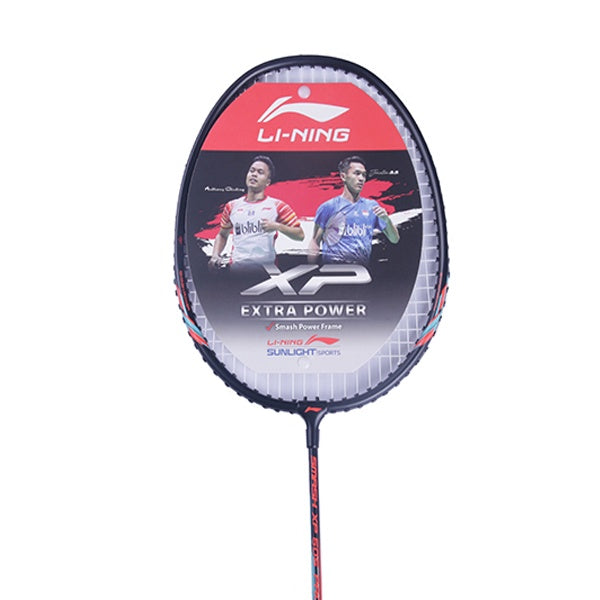 Li-Ning Raket Badminton XP 505 Pro Black/Gold AYPQ206-5 Bundle Head Cover
